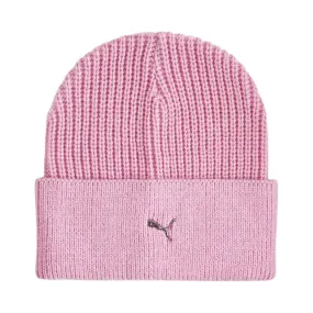 Puma Women's Light Pink Metal Cat Beanie - Cozy & Stylish Cold Weather Essential