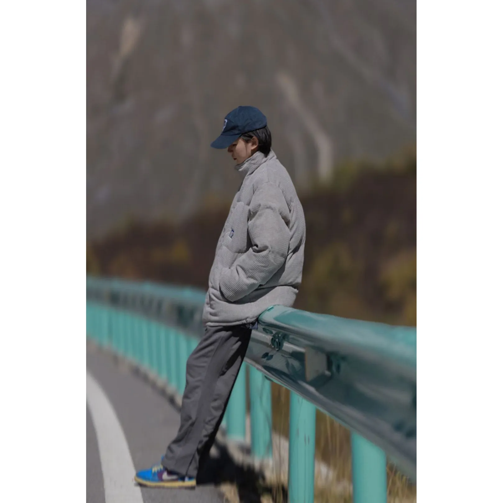 Retro Corduroy Puffer Coat