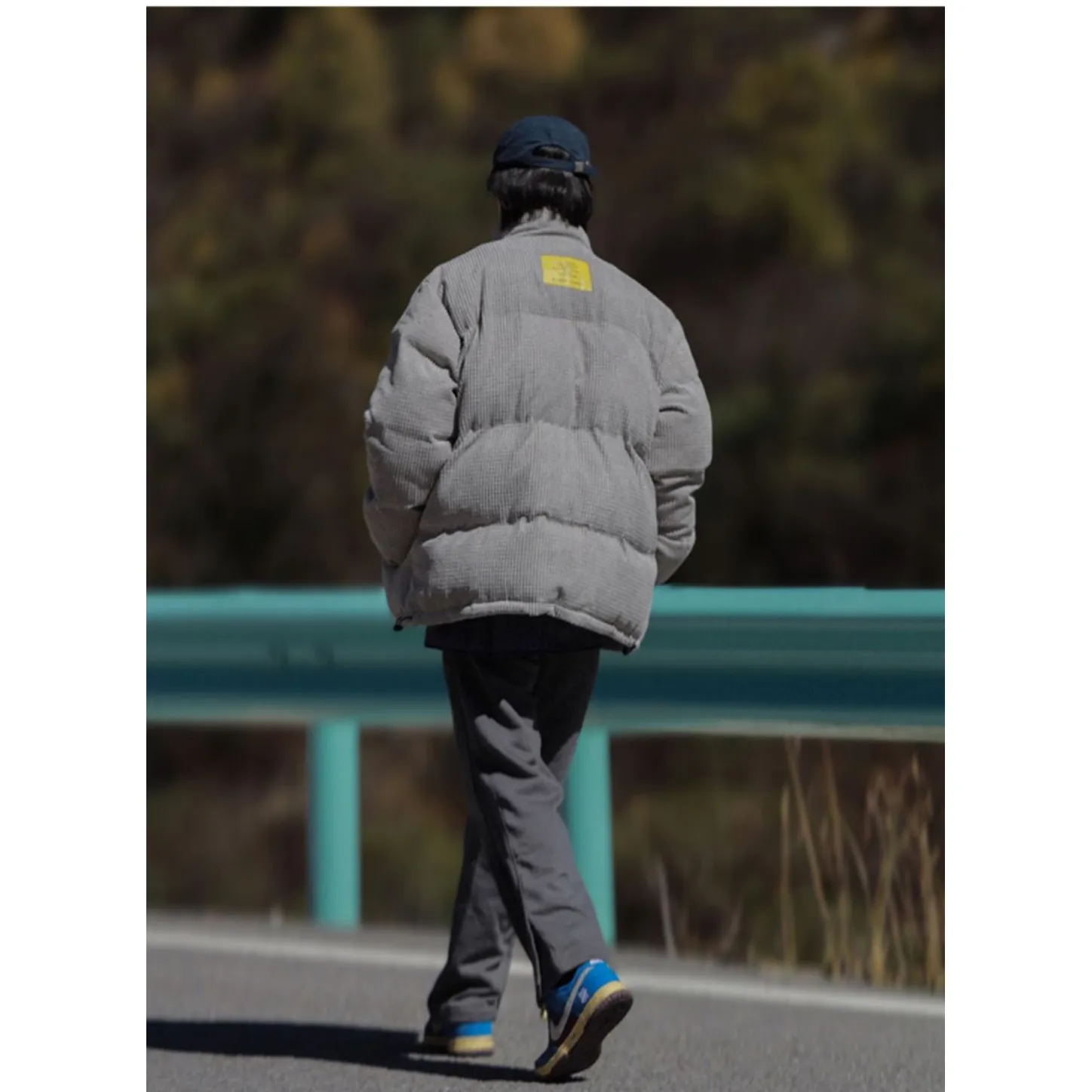 Retro Corduroy Puffer Coat