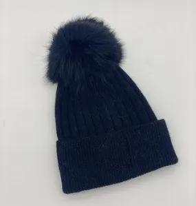 Ribbed Beanie | Black
