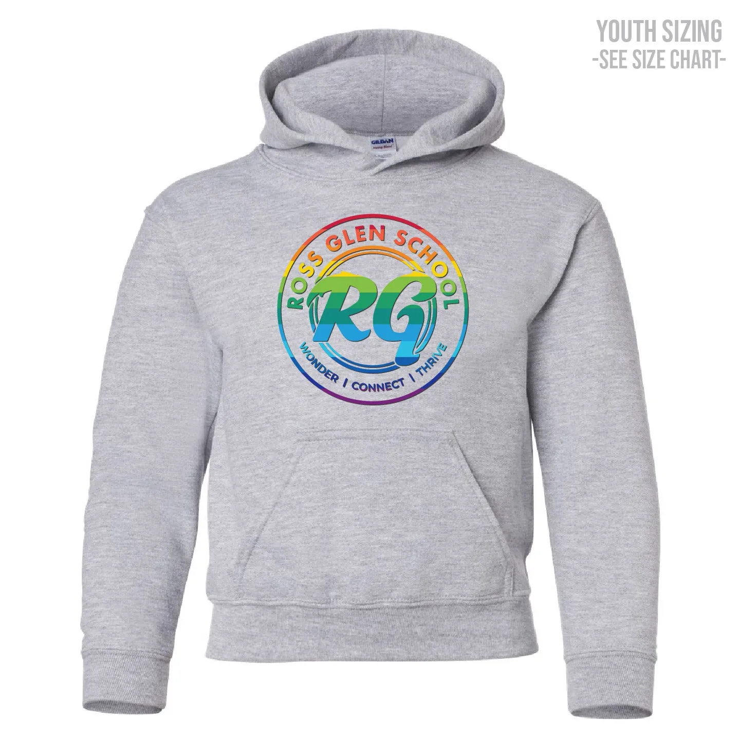 Ross Glen Pride Crest YOUTH Pullover Hoodie (RGST005-Y2500)