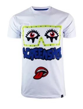 S1158 RHINESTONE T-SHIRTS (WHITE)