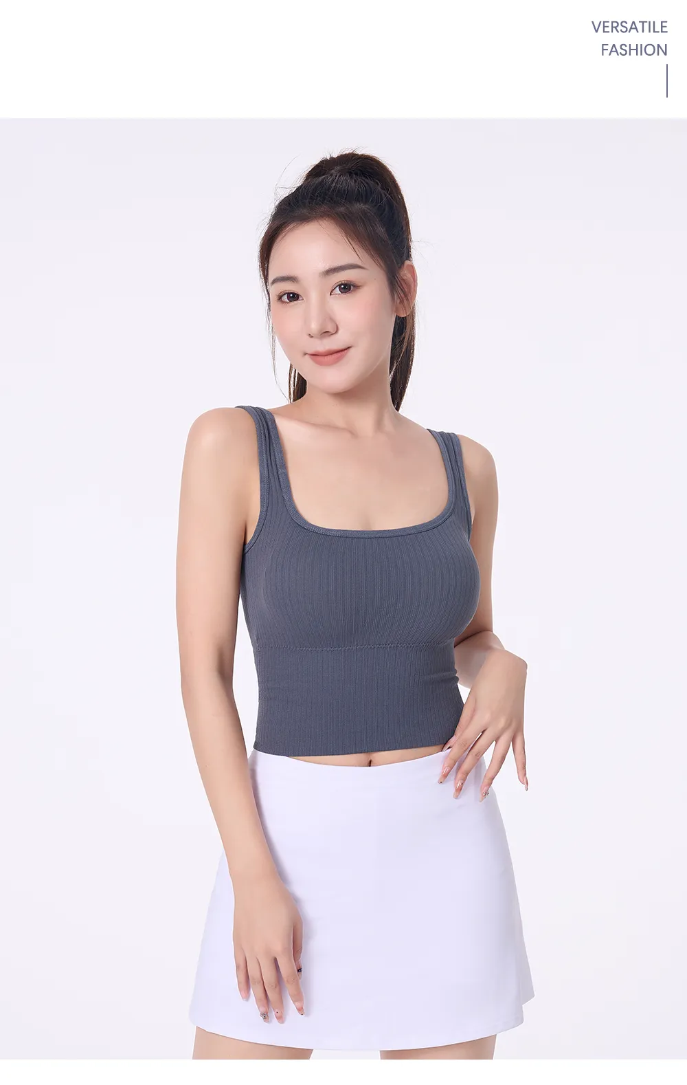 Sidiou Group Anniou Wholesale Summer Fashion Padded Camisole Sexy Underwear Women Breathable Beauty Back Tank Top