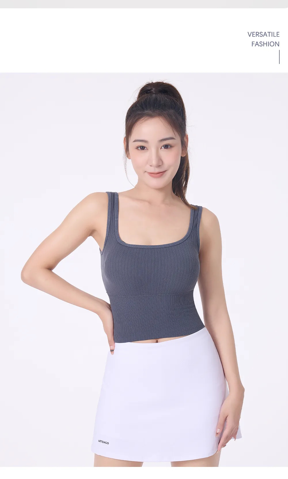 Sidiou Group Anniou Wholesale Summer Fashion Padded Camisole Sexy Underwear Women Breathable Beauty Back Tank Top