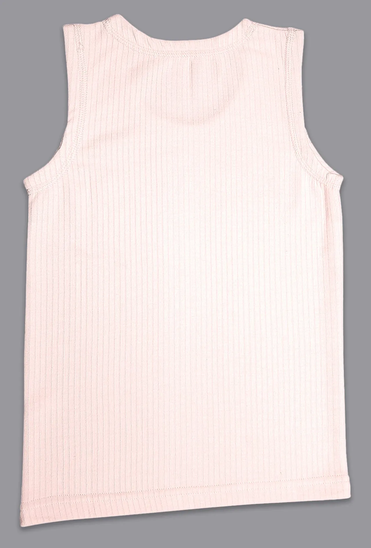 SONA Comfortable Cut Sleeves Thermal for Kids Vest Shirt Pack of 1- Peach