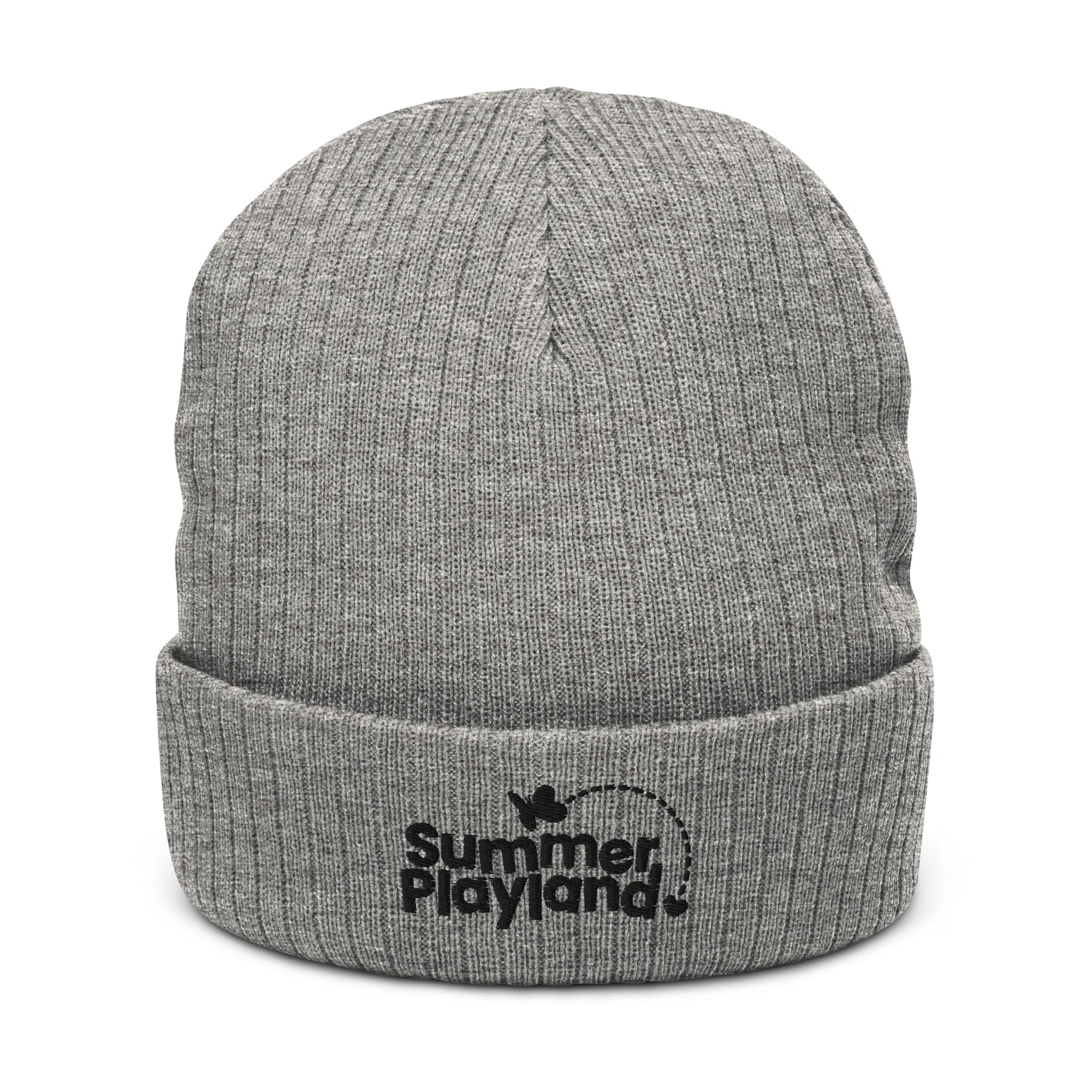 Summer Playland Ribbed Knit Beanie