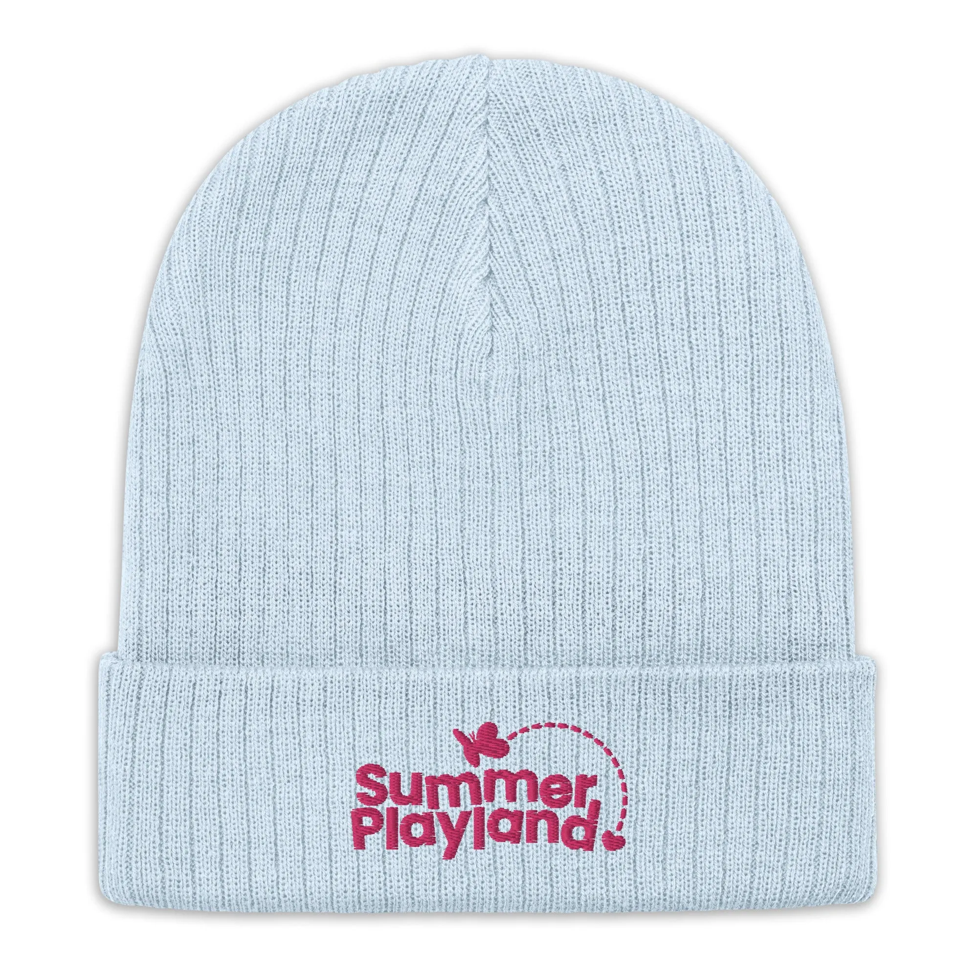 Summer Playland Ribbed Knit Beanie