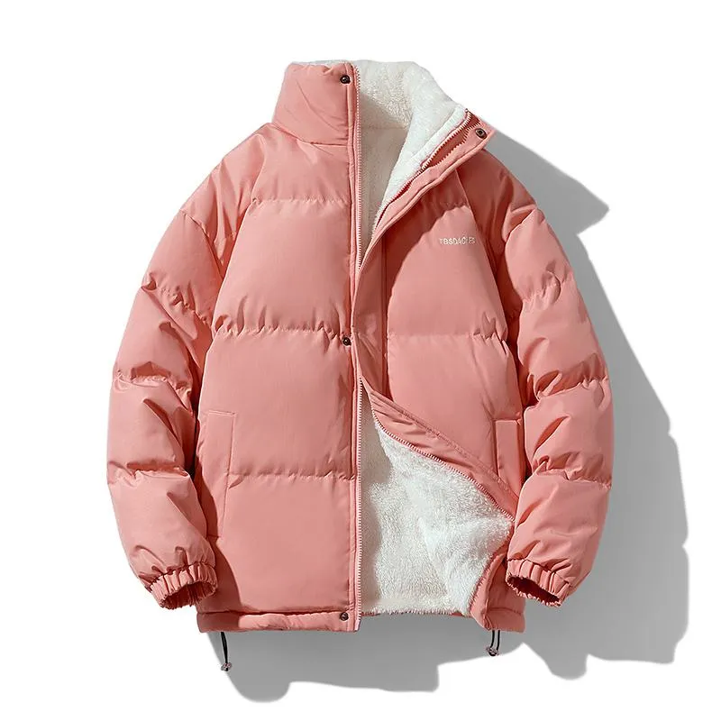 Trendy Stand-Up Collar Thickened Puffer Jacket