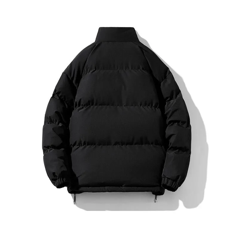 Trendy Stand-Up Collar Thickened Puffer Jacket