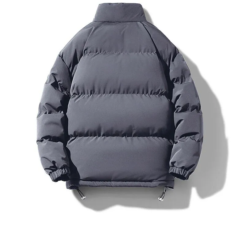 Trendy Stand-Up Collar Thickened Puffer Jacket