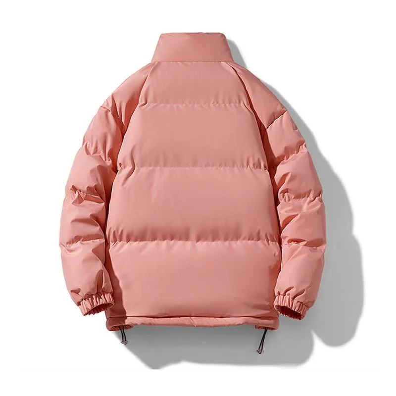 Trendy Stand-Up Collar Thickened Puffer Jacket