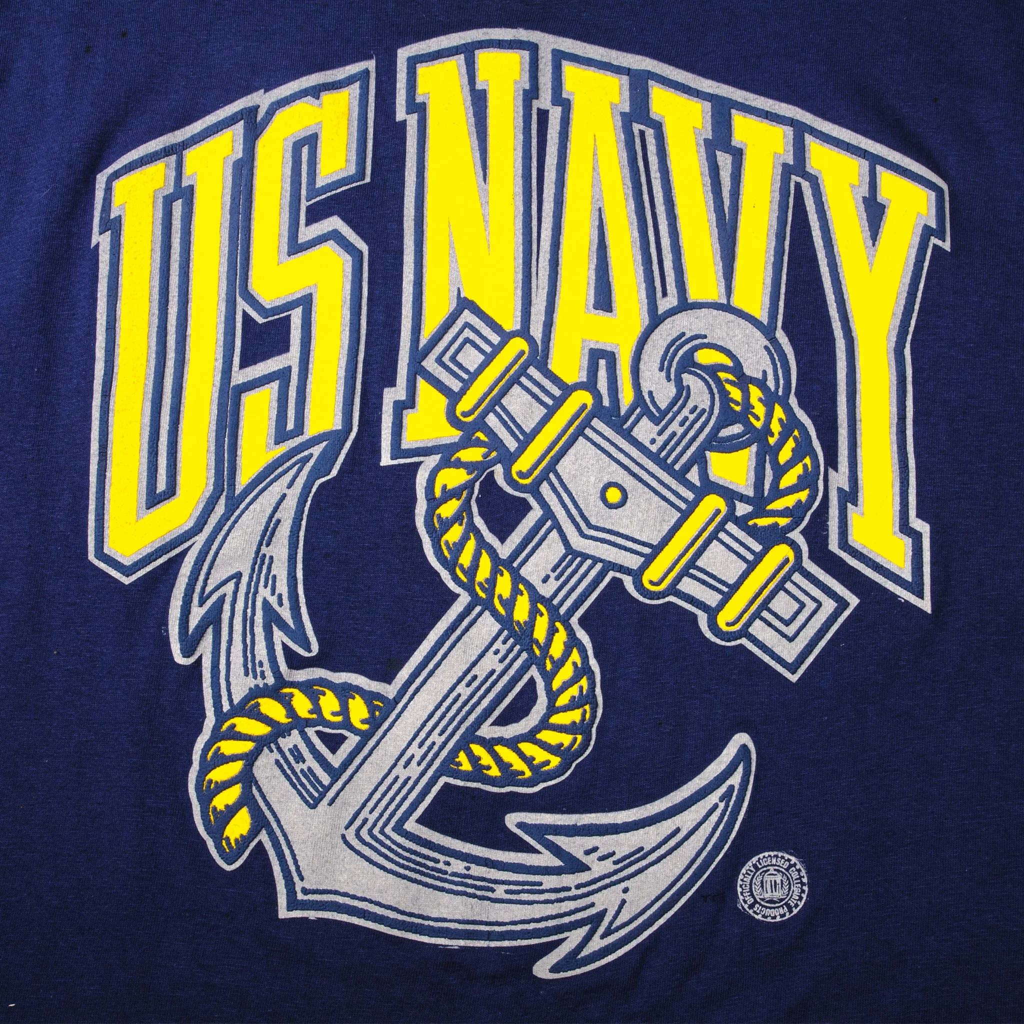 VINTAGE US NAVY TEE SHIRT SIZE XL MADE IN USA