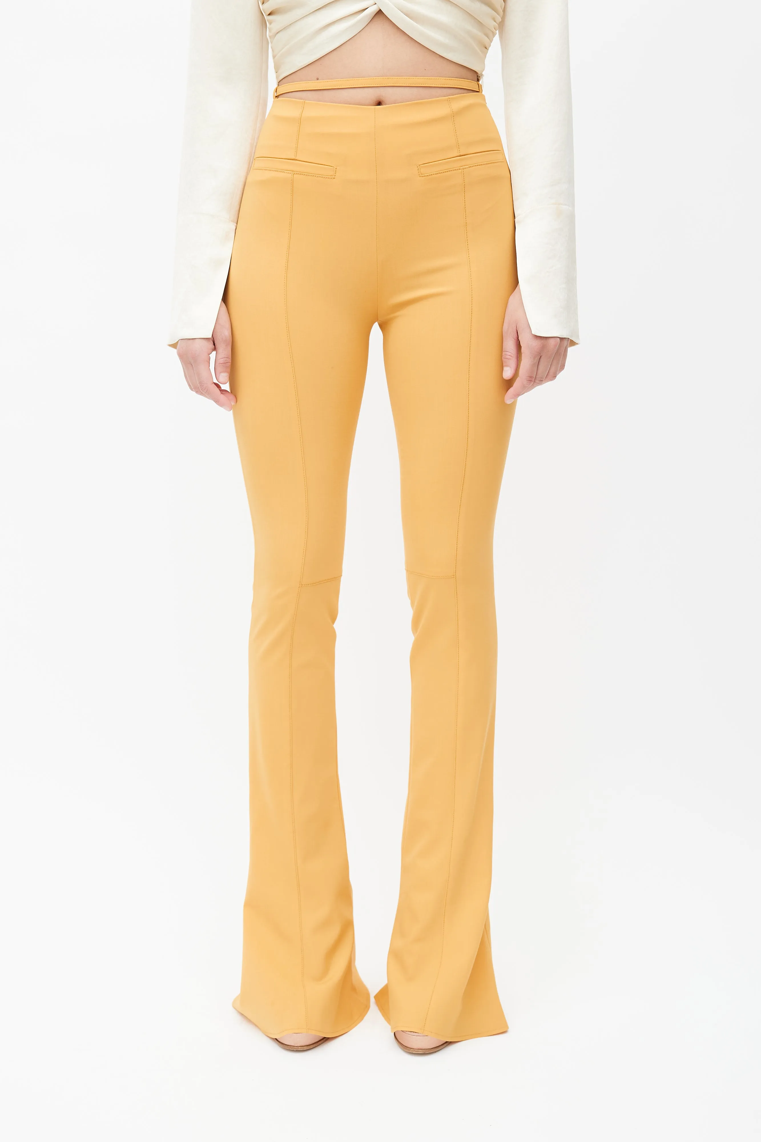 Yellow Le Splash Flared Trouser