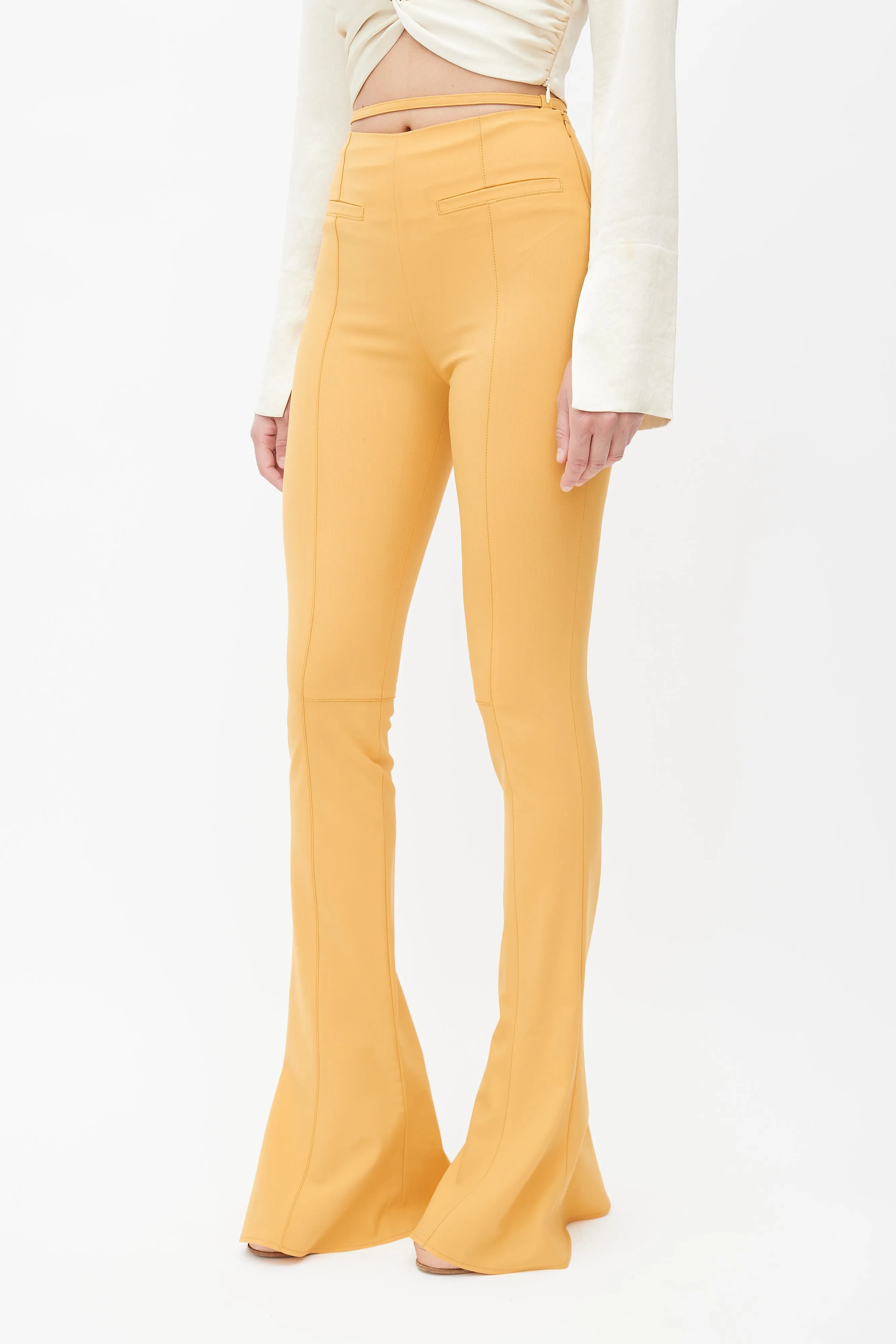 Yellow Le Splash Flared Trouser