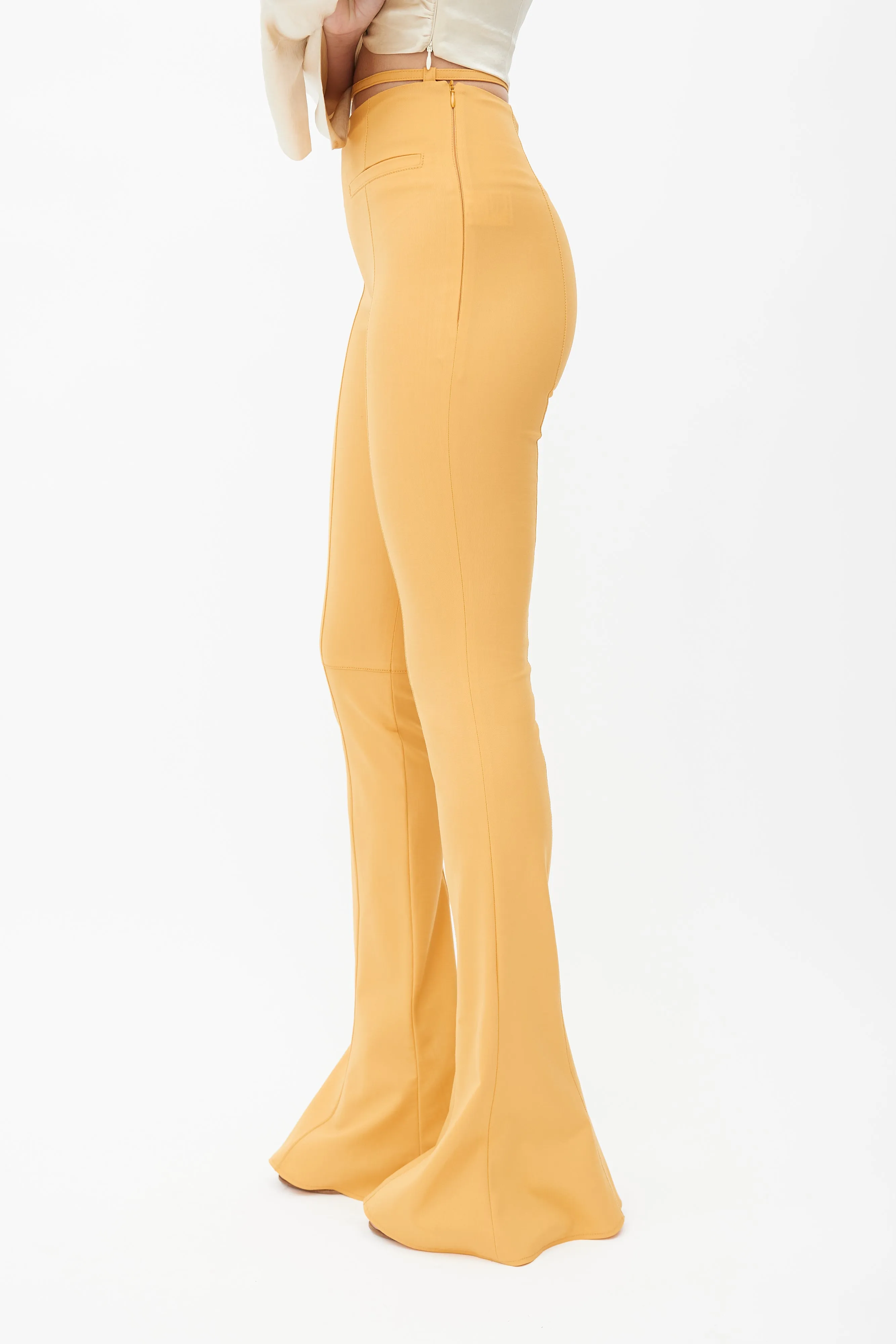 Yellow Le Splash Flared Trouser